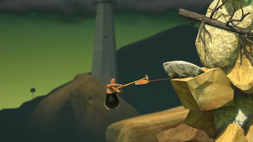 Скриншот Getting Over It with Bennett Foddy №1