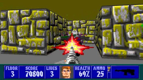 Скриншот Wolfenstein 3D №1
