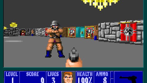 Скриншот Wolfenstein 3D №2