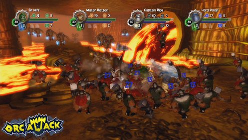Скриншот Orc Attack: Flatulent Rebellion №3