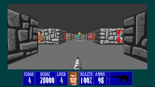 Скриншот Wolfenstein 3D №3